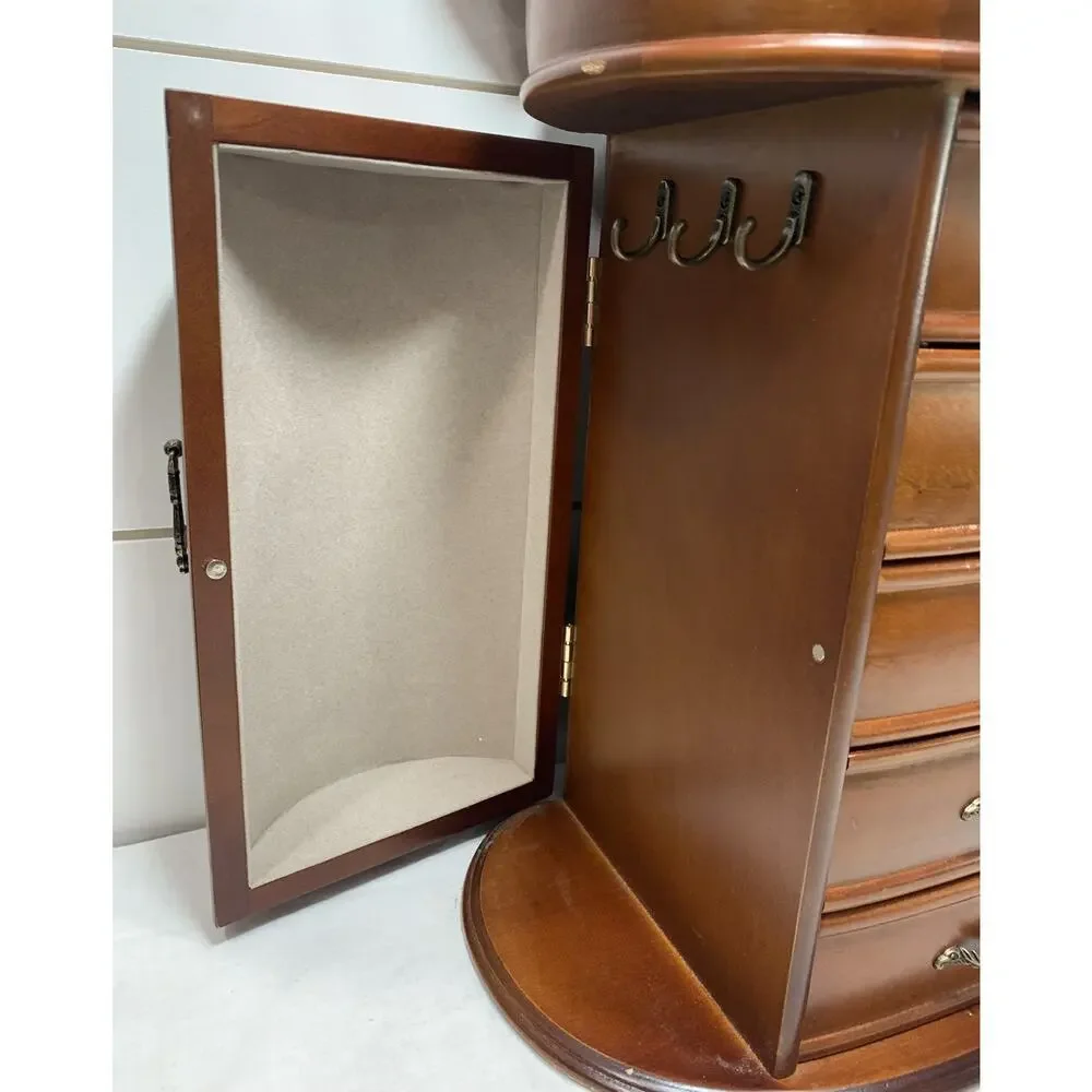 Hives and Honey Cari Wood Jewelry Chest